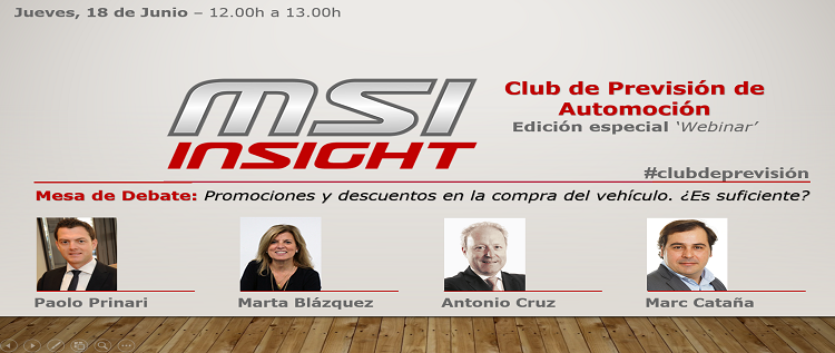 Así fue el 39º Club de Previsión de Automoción en edición especial Webinar.